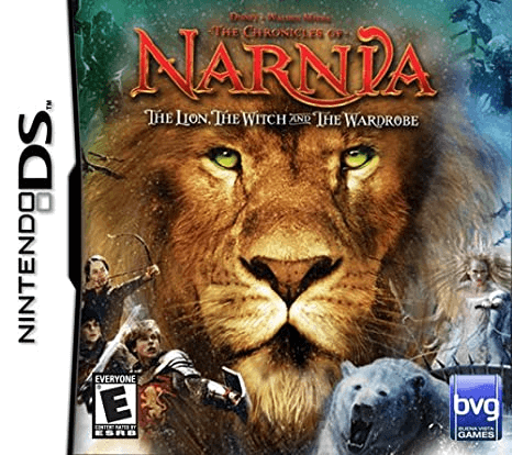 Chronicles of Narnia Lion Witch and the Wardrobe box art for Nintendo DS